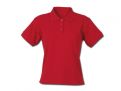 LADIES POLO PIQUE dámská polokošile 200g, vel. XL - Červená