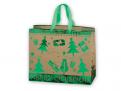 GLANCE II papírová taška, zelená