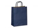 TWISTER papírová taška, 18x8x21 - Modrá
